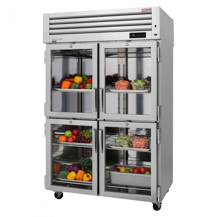 Turbo Air PRO-50-4R-G-N PRO Series Reach-In 6 Shelf Refrigerator