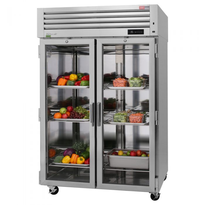 Turbo Air PRO-50R-G-N PRO Series Reach-In 6 Shelf Refrigerator